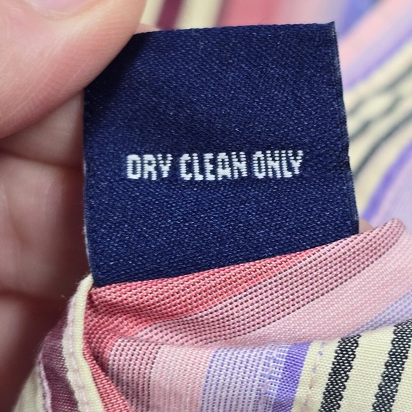 Robert Graham Shirt Mens Medium Striped Button Up Long Sleeve Flip Cuffs Office‎ - Picture 6 of 11